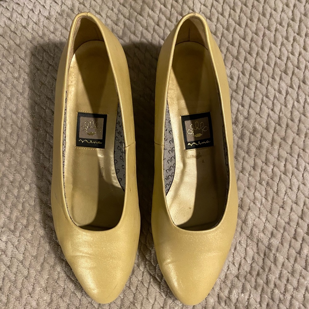 Gold heels